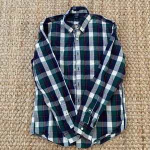 J. Crew Lightweight Plaid Button Down
